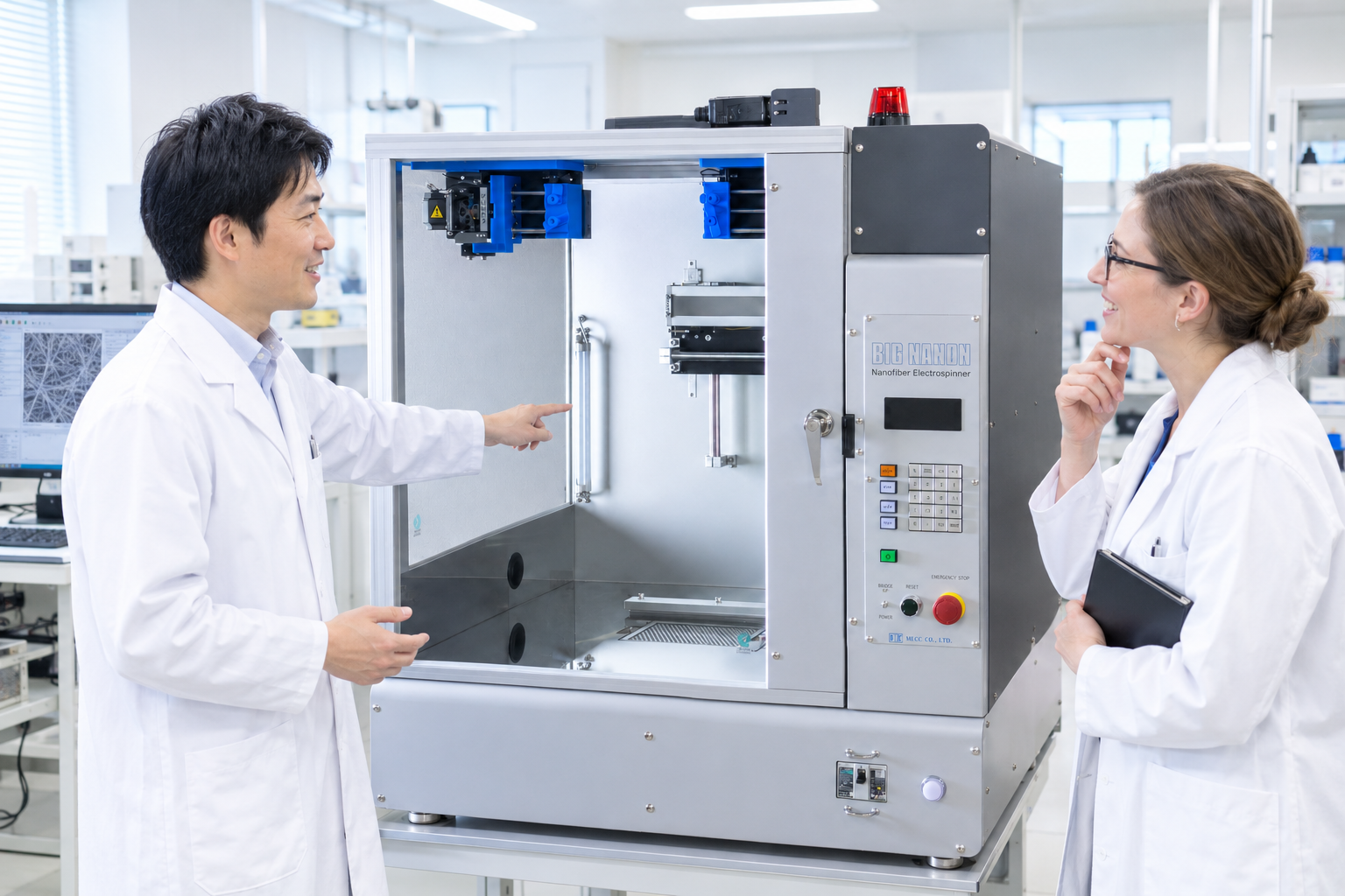 Individual Consultation & Electrospinning Demonstration at MECC